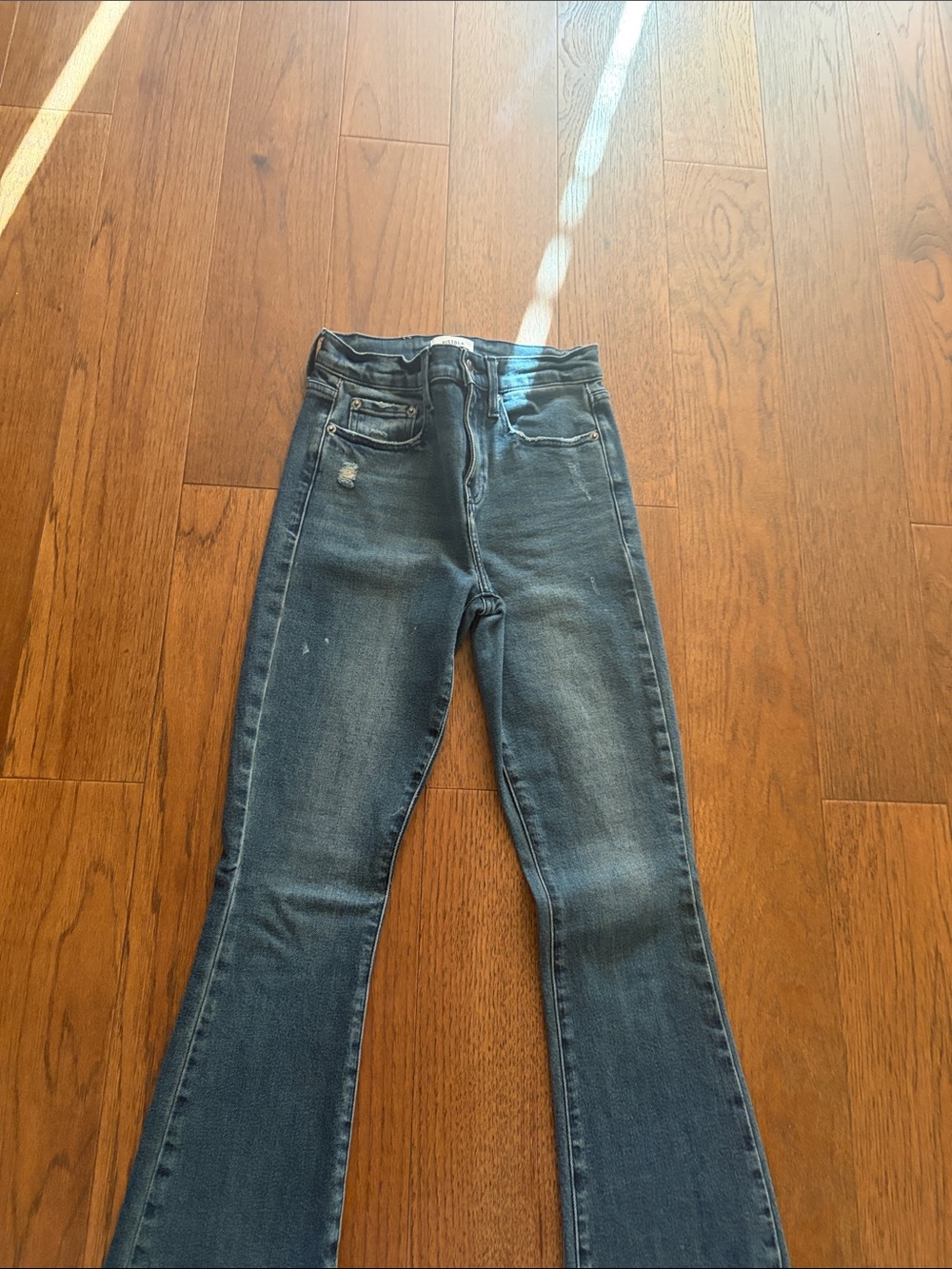 Women’s Mid-Rise Blue Flare Jeans